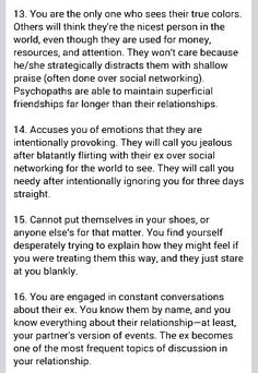 Sociopath characteristics in men