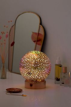 Lantern Ball Outdoor Hanging Decorative Sparkling Crystals Gazing Ball with Solar Powered 7 Color Changing LED for Gardens Home Weddings Party LUCKSTAR Solar Hanging Ball Lights Set of 3 White.