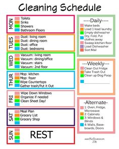 cleaning schedule made simple cleaning schedules easy and daily cleaning charts