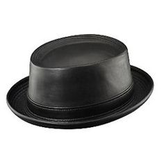 MAZ Adult Unisex Porkpie Classic Cotton Blend Pork Pie Trilby Hat with Stripey Band