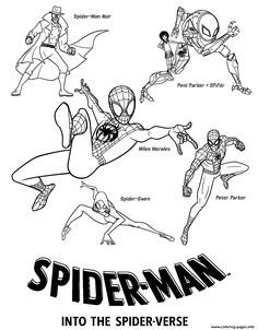 Print Spider Man Coloring Miles Morales coloring pages ...