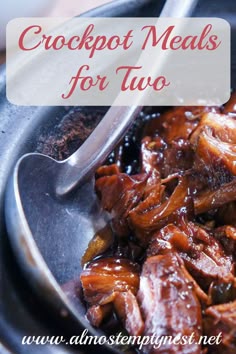 12 crock pot recipes for two people because dinner should always be