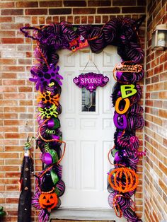 my halloween mesh deco garland for my own door please like my page unique mesh - Deco Mesh Halloween Garland my halloween mesh deco garland for my own door please like my page unique mesh - Deco Mesh Halloween Garland