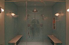 58 Best Bathroom Images White Home Decor Double Benches And Shower Heads With A Waterfall Head In The Center Love