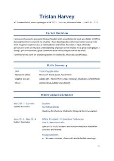 how to write a resume for college