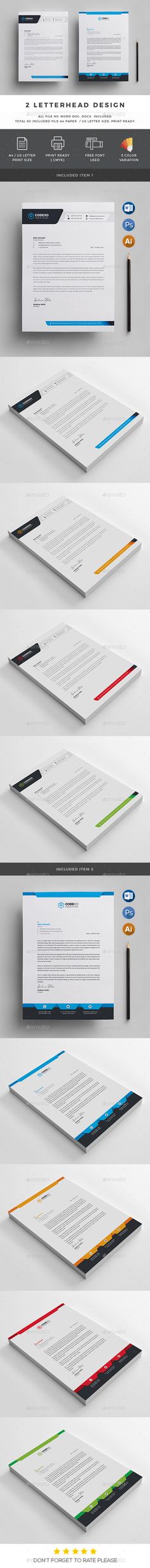 105 best letterhead template