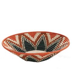 The Crabby Nook Stardust Design Fruit or Display African Basket Handwoven Home Decor