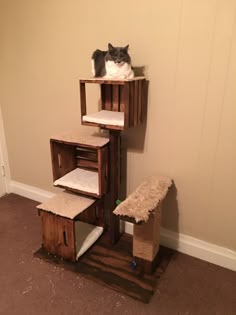 Modern Cat Condo By Theheftycatcondo On Etsy Cats Pinterest Diy Cat Tree Tap The Link Now To See All Of Our Cool Collections