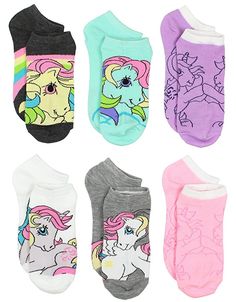 My Little Pony Girls 3 pk Ankle Socks Size 4-6 Shoe: 7-10