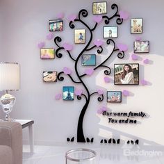 3D Corazones Amor Arte Espejo Pared Adhesivo Decoración Hogar Habitación Mural Hazlo tú mismo extraíble Ga