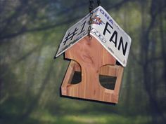Phoenix Suns license plate birdhouse or birdfeeder