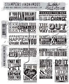 Heart Unmounted Rubber Stamp Bold Graphic Design Stamping Cardmaking Shrink Art