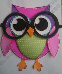 Profesor De Búho Craft en Blanco Profesor Regalo Tamaños Variados Top techer