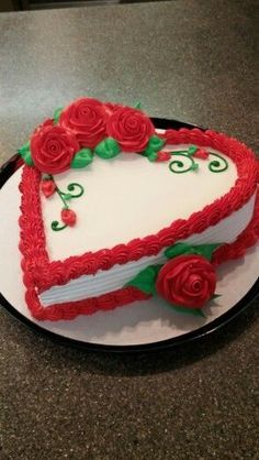 heart shaped cakes summer
