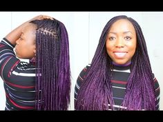 How To Box Braid Your Own Hair Feather Tips And Seal Braids Ends How To Box Braid Your Own Hair Feather Tips And Seal Braids Ends Protective Style