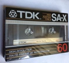 3 x TDK SA 100 Audio cassette Type II Sealed New Freeship Worldwide