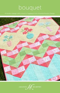 Firecracker ~ Dresden Quilt Pattern ~ Wall Hanging//Topper ~ Amanda Murphy Design