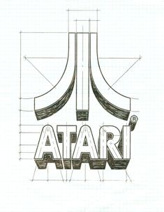 Atari Star Distressed USA Red White Blue Game 80/'s Logo Design