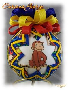 233 best curious george images on pinterest in 2018 curious george curious george christmas ornament