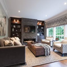 20+ Living Room with Fireplace That will Warm You All Winter ... 20+ Living Room with Fireplace That will Warm You All Winter ...