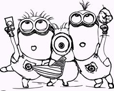 10 best minions coloring pages images minion coloring pages