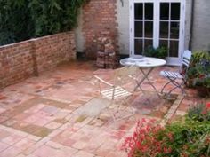 29 Best Brick Patio Ideas Images On Pinterest Patios Patio From Reclaimed Bricks And Tiles