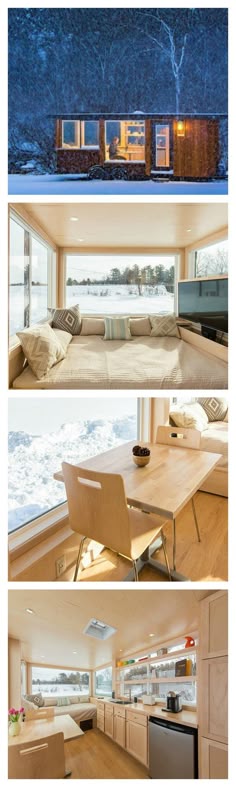 88 Best Tiny House Container Unique Homes Minimal Home This Tiny Home Is The Perfect Place To Watch Snow Fall
