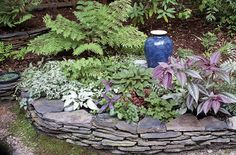 7 Best Stacked Stone Gardens Images Garden Beds Lawn Gardener Digs Path Around A Garden Creates Stunning Border That Makes Neighborhood Jealous Edging Stoneslandscape