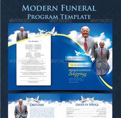 13 best funeral program templates images funeral program template