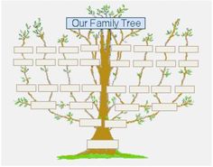 artistic blank printable family tree template for the big family fill in the blank family tree template