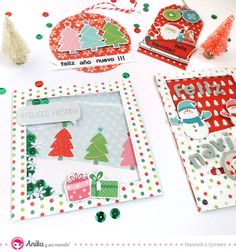 Anitas en capas dimensiones Snowglobes Adhesivos Para Tarjetas y Manualidades