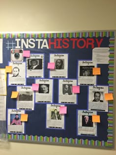 writing bulletin board idea black