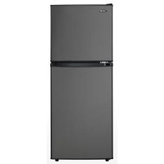 Danby 4 7 Cu Ft 2 Door Mini Fridge In Black Stainless Steel Dcr047a1bbsl The Home Depot Mini Fridge Mini Fridge With Freezer Glass Refrigerator