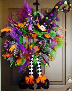 cute diy witch wreath tutorials ideas for halloween halloween deco meshhalloween - Deco Mesh Halloween Garland cute diy witch wreath tutorials ideas for halloween halloween deco meshhalloween - Deco Mesh Halloween Garland