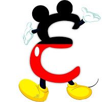alphabet of mickey mouse pictures and drawings to print fun and mickey mouse letter template