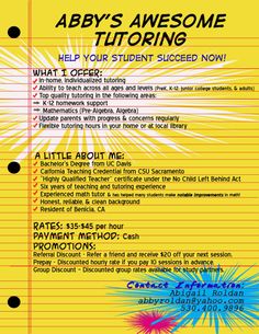 sample of leaflet for tuitions ads google search ads examples how to make a tutoring flyer