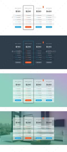 Clean Flat Pricing Tables Pricing table, Template and Ui ux - price chart template Clean Flat Pricing Tables Pricing table, Template and Ui ux - price chart template