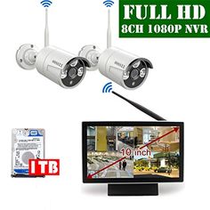 OWSOO 4CH Full 960H//D1 DVR 1TB HDD 4*800TVL Indoor Dome Camera CCTV Security Kit