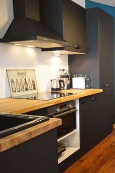 27 Best Laxarby Kitchen Ikea Jeff Sidler Images Black Kitchens Cuisine En Noir Et Bois