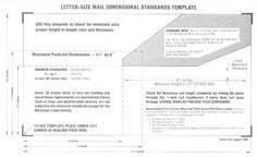 usps mail characteristics sizes for letters what sizes require usps minimum letter size