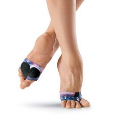 Neon Orange Capezio H07GS Jelz Print Footundeez