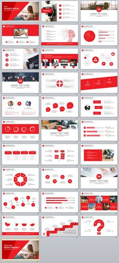 27+ Red Business chart PowerPoint Presentations template - Presentations Template