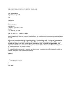 Letter Of Intent Template | Free Word Templates - Letter Of