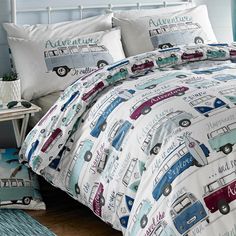 Mint Green VW Camper Van Baby Blanket 20cm // Comforter Taggy Blanket Gift