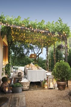 Outdoor Dining Area, Outdoor Rooms, Outdoor Patio, Outdoor Gardens, Pergola Patio, Cheap Pergola, Outdoor Benches, Wooden Pergola, Rustic Pergola