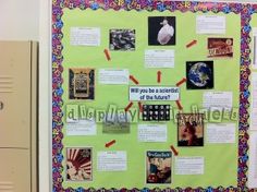 green tri fold display board
