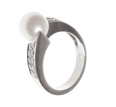 Anillos Plata Esterlina Y De Madre Perla Nautilus forma de concha Ajustable Anillo