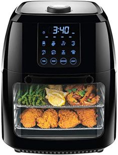 Power Airfryer Oven Hot dogs on the skewers. Press the