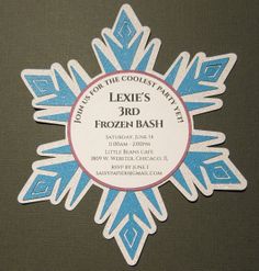 94 best snowflake invitations images on pinterest miss you