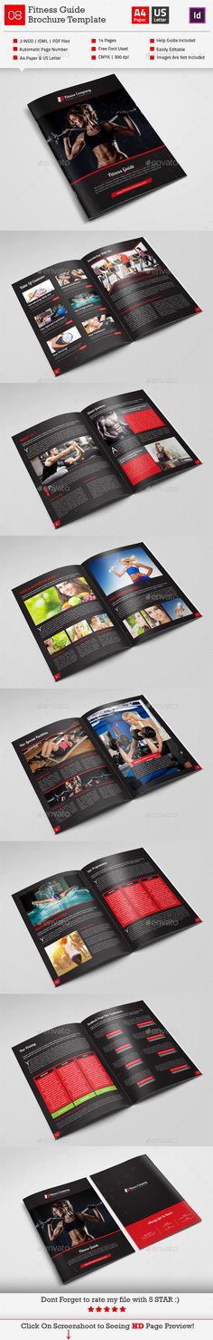 GYM Fitness Brochure - fitness brochure template GYM Fitness Brochure - fitness brochure template